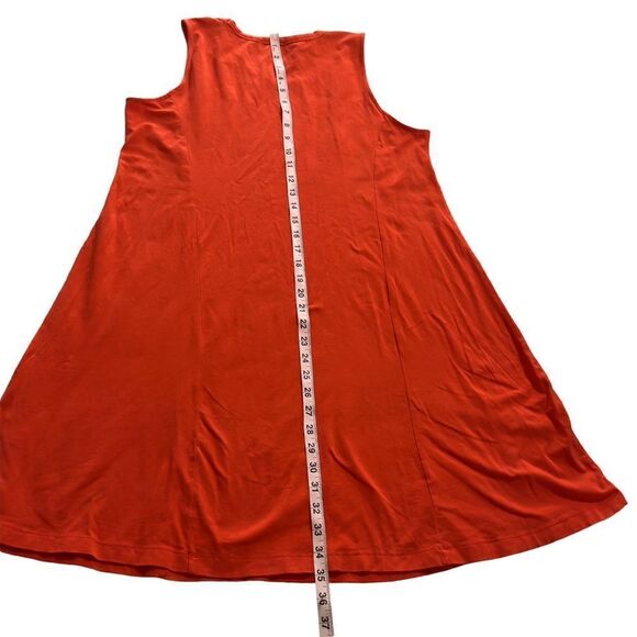 DKNY Cotton Jersey Knit Summer Dress LARGE - Picture 8 of 11